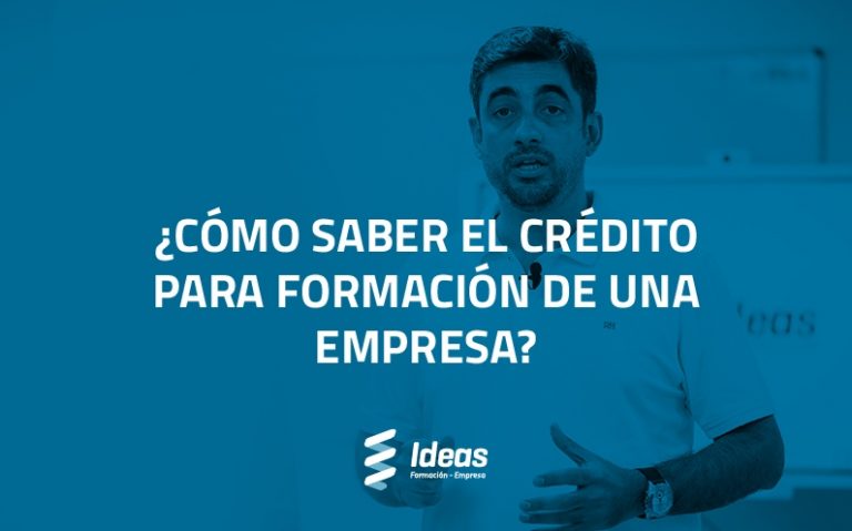 ¿Quieres saber el crédito para formación de tu empresa? En este artículo te explicamos como conocerlo. ¿Necesitas asesoramiento sobre la formación en tu empresa? Contáctanos.